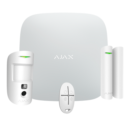 Kit di allarme professionale Certificato Grado 2 Comunicazione Ethernet / Wi-Fi / dual SIM 4G