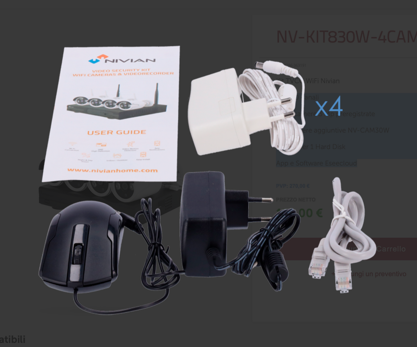 Kit TVCC WiFi Nivian